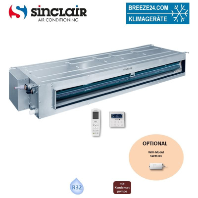 Sinclair Kanalgerät ASD-48BI2 13,4 kW R32 (Nur Monosplit)
