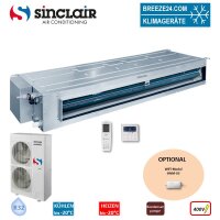 Sinclair Set ASD-60BI2 + ASGE-60BI2-3 Kanalgerät...