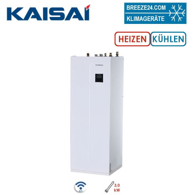 Kaisai KMK-240L-100RY1 Hydromodul mit Speicher 240 Liter Heizen + Kühlen Heizstab 3 kW