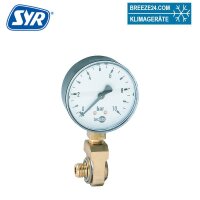 SYR Manometer mit Anschlusswinkel für...