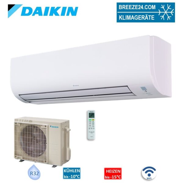 Daikin Set FTXP60N + RXP60N9 WiFi Wandgerät Comfora 6,0 kW für 1 Raum mit 60 - 65 m² | R32