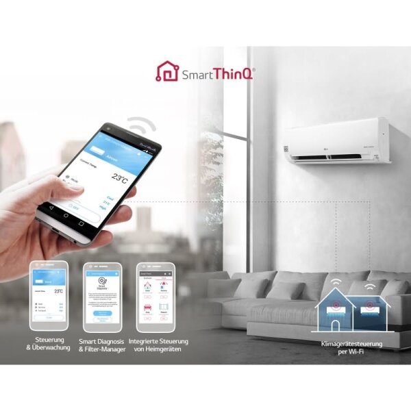 LG Electronics DC24RK NSK Wandgerät Deluxe 6,6 kW - R32