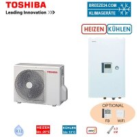 Toshiba Wärmepumpen Set ESTIA HWT-401HW-E +...