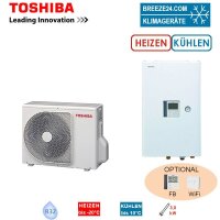 Toshiba Wärmepumpen Set ESTIA HWT-601HW-E +...