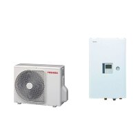 Toshiba Wärmepumpen Set ESTIA HWT-601HW-E +...