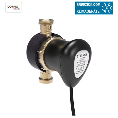 COSMO Zirkulationspumpe Trinkw. 1" AG BL 139, Absperr-/Rückschlagventil, Kabel