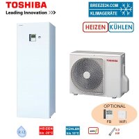 Toshiba Wärmepumpen Set ESTIA HWT-601HW-E +...