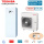 Toshiba Wärmepumpen Set ESTIA HWT-801HW-E + HWT-1101F21MT9W-E Hydrobox 210L HS 9kW IG:400V - AG:230V