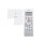 Toshiba RBC-AX41U(W)-E Infrarot-Fernbedienung und Empfängerkit