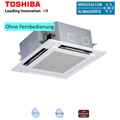 Toshiba RAV-HM1401UTP-E + Blende RBC-U31PGP(W)-E 4-Wege-Deckenkassette (Simultan) 12,5 kW