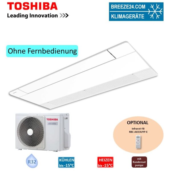 Toshiba Set RAV-HM301U1TP-E + RAV-GM302ATP-E 1-Wege-Deckenkassette 2,5 kW R32 Klimaanlage