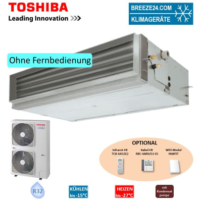 Toshiba Set RAV-HM1101BTP-E + RAV-GP1101AT-E Kanalgerät 10,0 kW R32 Klimaanlage