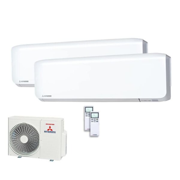Mitsubishi Heavy Set 2 Wandgeräte SRK20ZS-WF + SRK35ZS-WF + SCM50ZS-W  2,0/3,5 kW  WiFi R32
