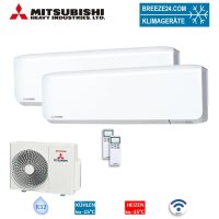 Mitsubishi Heavy Set 2 Wandgeräte SRK20ZS-WF +...