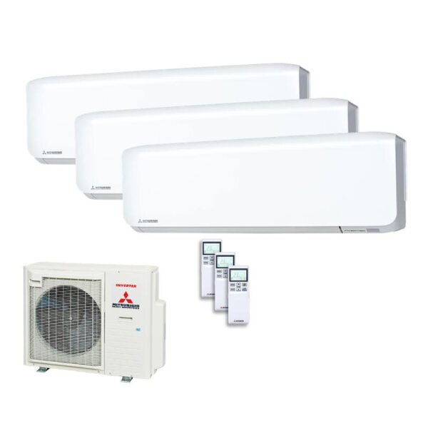 Mitsubishi Heavy Set 3 Wandgeräte SRK20ZS-WF + SRK25ZS-WF + SRK50ZS-WF+SCM71ZS-W 2,0/2,5/5,0kW  WiFi