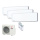 Mitsubishi Heavy Set 3 Wandgeräte SRK20ZS-WF + SRK35ZS-WF + SRK50ZS-WF+SCM71ZS-W 2,0/3,5/5,0kW WiFi