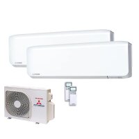 Mitsubishi Heavy Set 2 Wandgeräte SRK25ZS-WF +...