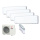 Mitsubishi Heavy Set 3 x SRK25ZS-WF + SRK50ZS-WF + SCM80ZS-W 2,5/5,0 kW WiFi