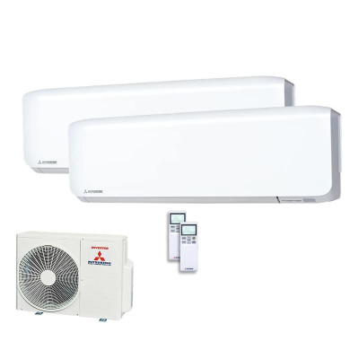 Mitsubishi Heavy Set 2 Wandgeräte SRK25ZS-WF + SRK50ZS-WF + SCM50ZS-W  2,5/5,0 kW  WiFi R32