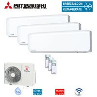 Mitsubishi Heavy Set 3 Wandgeräte SRK35ZS-WF +...