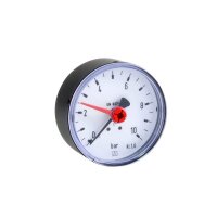 AFRISO Manometer RF 63 - Anschluss axial 1/4 AG, Anzeige...