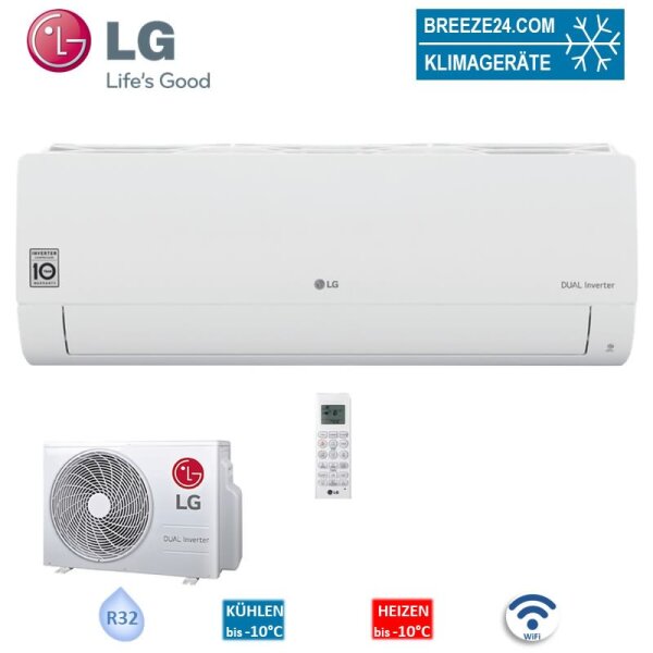 LG Set PC09ST NSJ + PC09ST UA3 Wandgerät Standard Plus WiFi 2,5 kW | Raumgröße 25 - 30 m² | R32