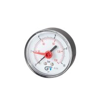 GENEBRE Manometer GRFMM6310H 63 mm | 0 - 10 bar |...