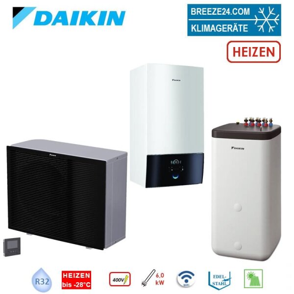 Daikin Altherma 3 H MT Set EPRA12EW1 + ETBH12E6V + EKHWP54419B + Hydromodul + Speicher  500L | 400V