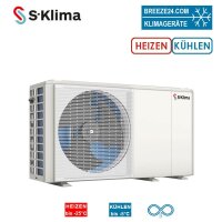 S-Klima SAS47RN2 Wärmepumpe Monoblock zum Heizen +...