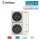 S-Klima SAS260RS2 Wärmepumpe Monoblock zum Heizen + Kühlen 26 kW 26 kW 2 Heizkreise 400V