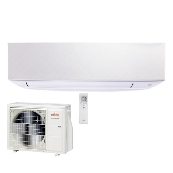 Fujitsu Set ASYG12KETE + AOYG12KETA Wandgerät WiFi Design eco 3,4 kW | Raumgröße 35 - 40 m² | R32
