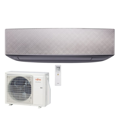Fujitsu Set ASYG07KETAB + AOYG07KETA WiFi Design eco silber-grau 2,0 kW | Raumgröße 20 - 25 m² | R32