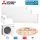 Mitsubishi Electric Set 3 Wandgeräte WiFi 2,5 kW 3 x MSZ-AY25VGKP + MXZ-3F68VF R32 Klimaanlage