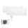 Mitsubishi Electric Set 2 Wandgeräte WiFi Kompakt 2,5/4,2 kW MSZ-AY25VGKP + MSZ-AY42VGKP + MXZ-2F53VF4