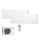 Mitsubishi Electric Set 2 Wandgeräte MSZ-AY20VGKP + MSZ-AY35VGKP + MXZ-2F42VF4 Kompakt WiFi 2/3,5 kW