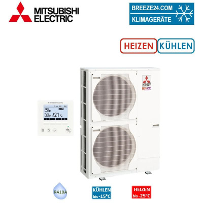 Mitsubishi Electric Zubadan PUHZ-SHW140YHA 14,0 kW  Wärmepumpe Heizen + Kühlen R410A
