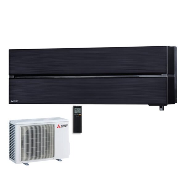 Mitsubishi Electric Set Wandgerät Diamond WiFi MSZ-LN25VG2B + MUZ-LN25VGHZ2 Hyper Heating 2,5 kW