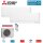 Mitsubishi Electric Set 2 Wandgeräte WiFi MSZ-AY25VGKP + MSZ-AY50VGKP + MXZ-2F53VFHZ2 Hyper Heating
