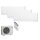 Mitsubishi Electric Set 3 Wandgeräte WiFi MSZ-AY25VGKP + MXZ-4F83VFHZ2 Hyper Heating 2,5 kW