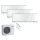 Mitsubishi Electric Set 3 Wandgeräte Premium WiFi MSZ-EF18VGKW + MXZ-3F54VF4 | 3 x 1,8 kW | R32