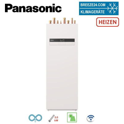 Panasonic Aquarea LT Generation L WH-ADC0509L3E5AN Hydromodul + Speicher 185L 3 kW Heizstab | WiFi