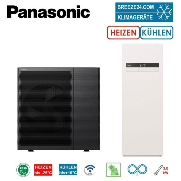 Panasonic Aquarea LT Generation L WH-WDG09LE5 + WH-ADC0509L3E5AN1 Hydromodul+Speicher 9 kW WiFi R290