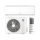 Gree Klimaanlagen Set Amber GWH09YD-S6DBA1 - 2,7 kW für 1 Raum 25 - 30 m² | WiFi | Hyper Heating | R32