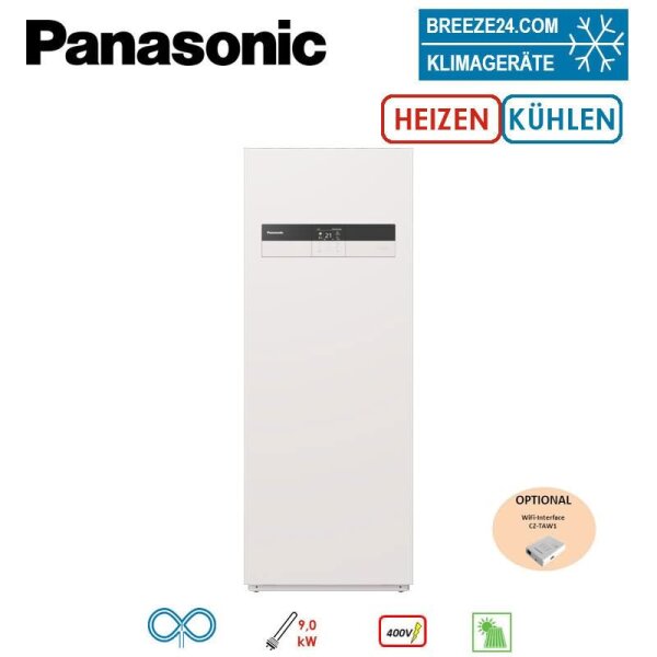 Panasonic Aquarea T-CAP Generation K WH-ADC0912K9E8 Hydromodul/Speicher 185 Liter 9 kW Heizstab 400V