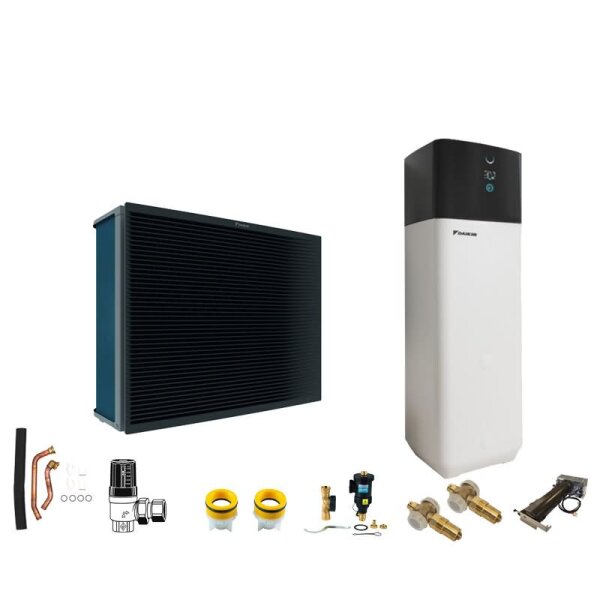 Daikin Altherma 3 H HT ECH2O Set EPRA14DW17 + ETSH16P50E Wärmepumpe + Hydrobox/Speicher 500L HS 3 kW