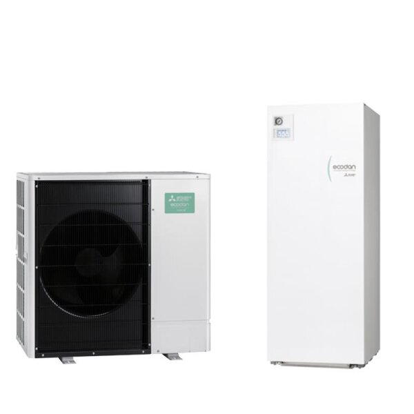 Mitsubishi Electric Wärmepumpen-Set 13.4 Monoblock PUZ-WZ50VAA + ERPT20X-YM9EE Hydromodul 200L R290