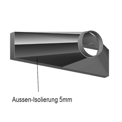 Penka Kanaladapter Zuluft für Daikin FBA60-71A9 185x800-d18