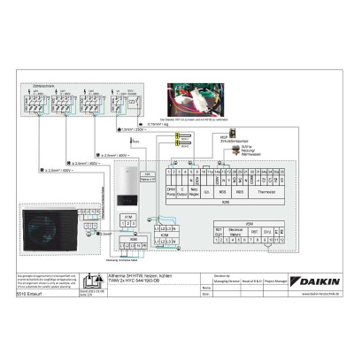 Daikin Altherma 3 H HT ECH2O Set EPRA18DW17 + ETSX16P50E7 Wärmepumpe + Hydrobox/Speicher 500 Liter