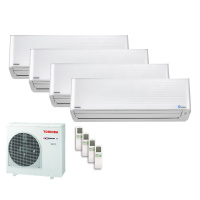 Toshiba Set 4 Wandgeräte 3,7 kW WiFi -...