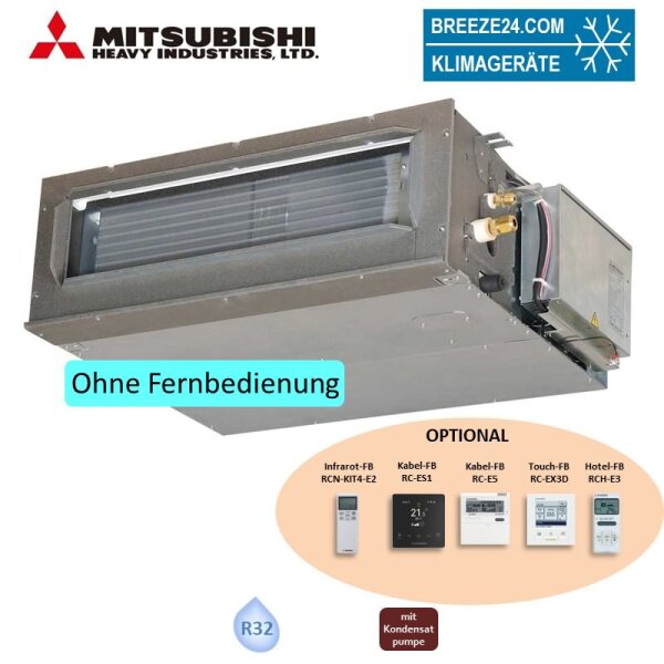 Mitsubishi Heavy FDUM71KXZE3-W KX Kanalgerät 7,1 kW R32